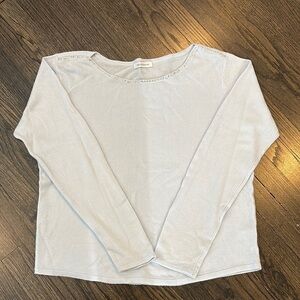 Classic Light Blue Boxy Long Sleeve Sweater by Liz Claiborne